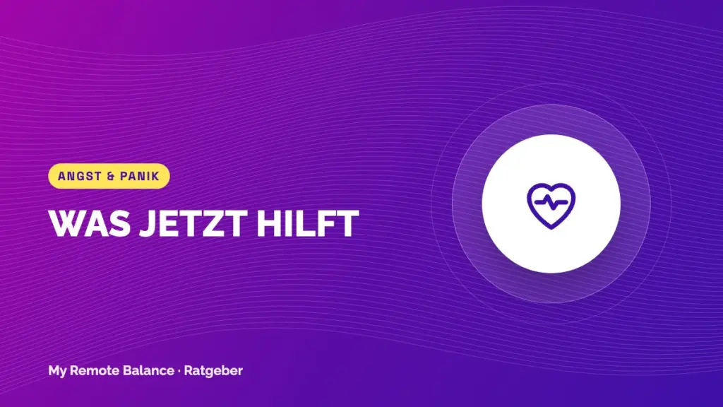 Panikattacke: Was jetzt hilft und wann du Hilfe brauchst
