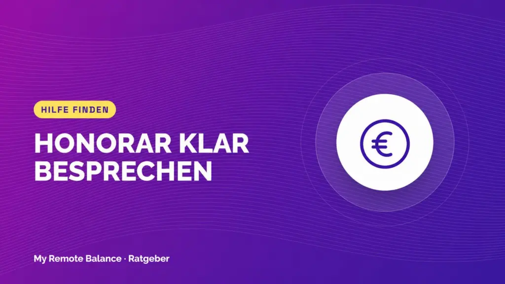 Bildmotiv zum Honorar-Gespräch über psychologische Beratung mit einem Euro-Münzsymbol.