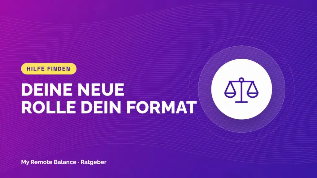 Symbol einer Waage zur Wahl zwischen Einzelsitzung und Monatspaket bei neuer Teamleitung.