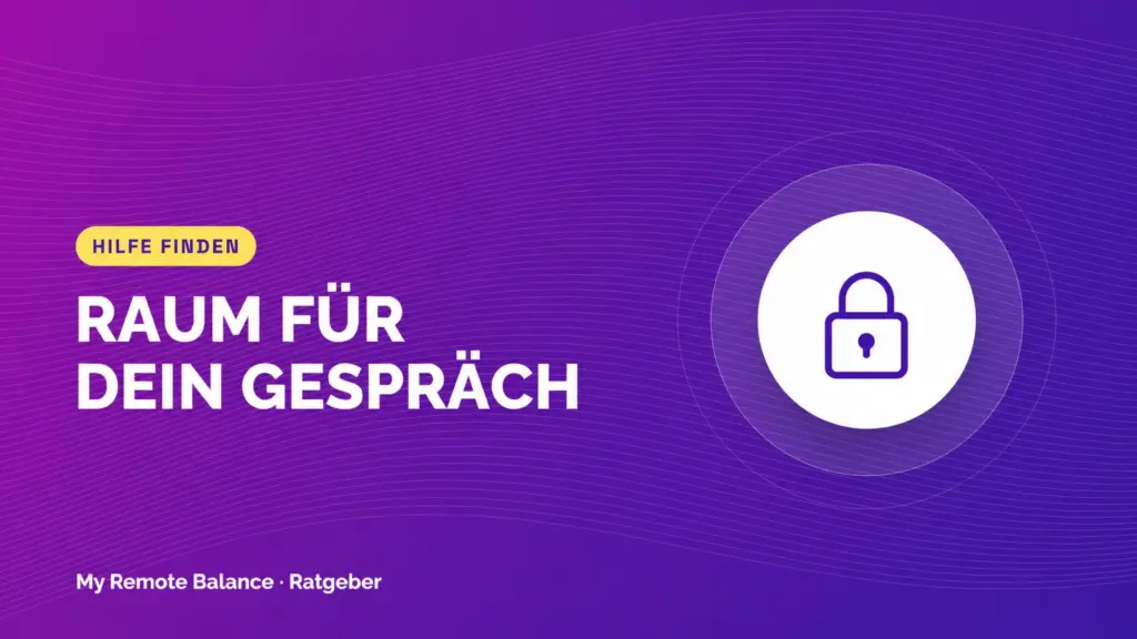 Schloss-Symbol zur Privatsphäre bei der psychologischen Onlineberatung zu Hause